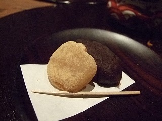 デザートの和菓子
